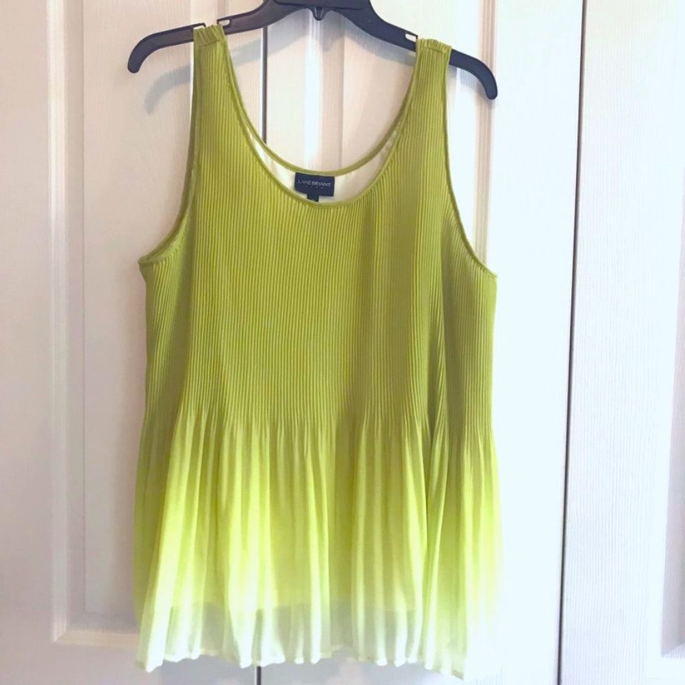 Lane Bryant Lined Sleeveless Top SZ 18